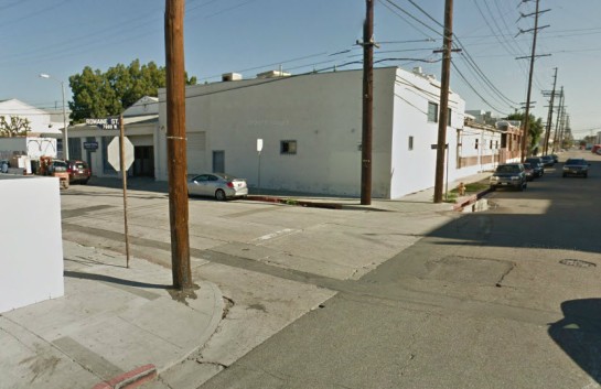 L'incrocio tra Sycamore Avenue e Romaine Street a Los Angeles (da Google Map)